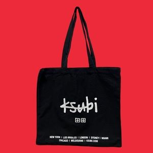 KSUBI canvas tote.